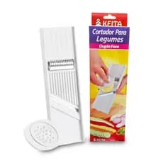 Cortador Para Legumes Keita Ralador Fatiador Dupla Face Macarrão De Legumes