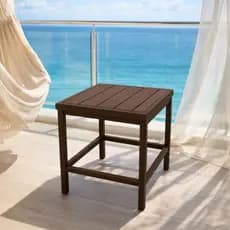 Mesa de Apoio Quadrada Verona em Alumínio Premium Design Sofisticado Resistente ao tempo