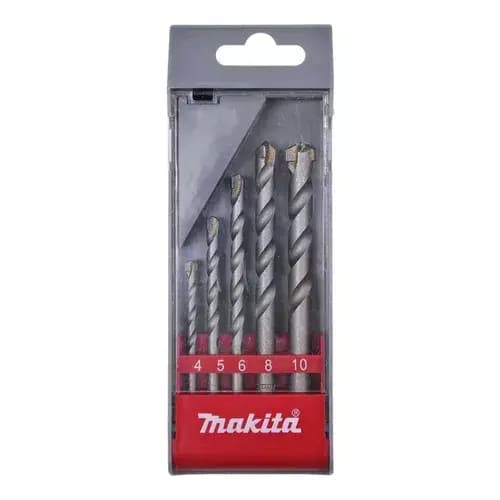 Jogo 5 Brocas Concreto Furadeiras Diversas Marcas Makita D-03894