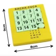 KIT 5 UNIDADES racha cuca quebra cabeça raciocinio lógico NUMEROS diversão