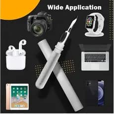 Caneta Limpador de fone de ouvido 3 em 1, Caneta para limpeza de Fones de Ouvido Bluetooth Multifuncional Higienização.
