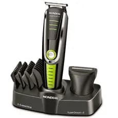 Kit Aparador de Pelos Cabelos Barbeador 6 em 1 Mondial Super Groom BG-04 Elétrico Bivolt 127V 220V