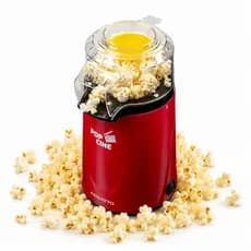 Pipoqueira Elétrica Agratto Pop Cine Vermelha 1200W Com Dosador Sem Óleo 127V 220V