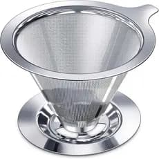 Filtro Coador de Café Tramontina em Aço Inox Durável Sem Papel Chá