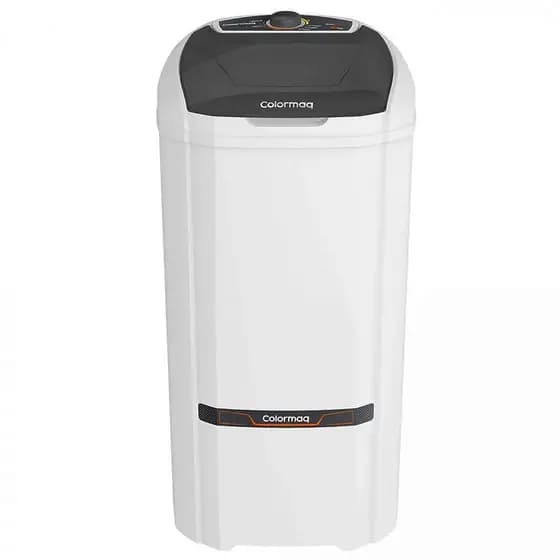 Lavadora Tanquinho 10Kg Colormaq Ecomax LCS10 Semiautomática Branca Elétrica Maquina Lavar Roupas