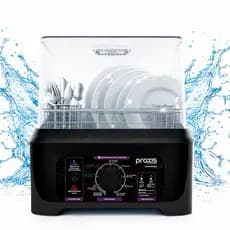 Lava Louças Portátil Llpp Semi Automática Praxis Elétrica Preto Lavadora Prato Talher Copo 127V 220V