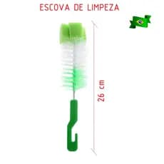 Escova Para Limpeza de  Mamadeira Com Esponja Bebe Infantil Limpeza Eficiente