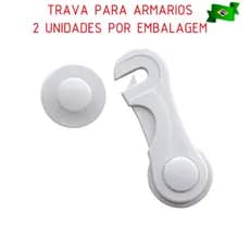 Trava de Segurança para crianças, para Portas,  Gavetas de Armários, Geladeira etc