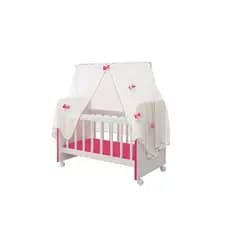 Berço Boneca Infantil Até 65cm | Grade Véu Ideal P/ Reborns  Cores