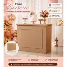 Quadro Decorativo Mesa Mdf Boiserie Decoraçao Festa Canaã