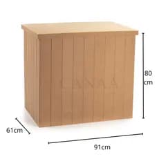 Mesa Ripada frisada em mdf cru