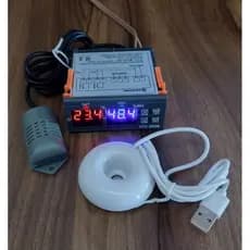 Controlador de temperatura e umidade para chocadeira e outros