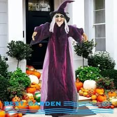 Best_garden【Halloween】 Pendurado Bruxa Altura 180 Cm Para Festas À Fantasia Eventos Assustadores Varanda