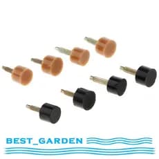 [Best_garden] 20x Pontas De Reposição Altas Tampas De Reparo De Sapatos Substituição De Elevadores De Passador De Pino