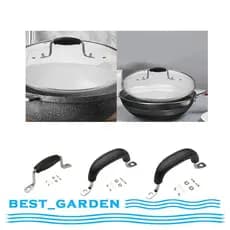 [Best_garden] Alça Para Panelas Tampa Da Panela Botão Antiderrapante De Metal E PP Resistente Ao Calor Substituição Univ