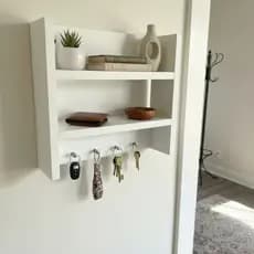 Porta chaves em MDF Organizador Decoração para casa 100% MDF