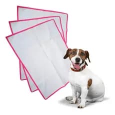 kit 3/5/10 Tapetes Higienicos Pet Lavável 70 x 50 Rosa Preto Prático Conjunto Lavável Cachorro Gato Pet Animal Anti Odor