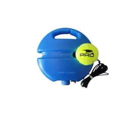 Kit Treino Tênis De Campo Solo Base Portátil + Bolinha Pro Resistente Equipamento De Tênis Para Iniciantes