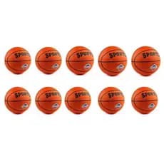 KIT 10 BOLAS DE BASQUETE PROFISSIONAL TAMANHO OFICIAL N° 7 T BASKET INFANTIL BASQUETEBOL CRIANÇA MENINO MENINA ORIGINAL