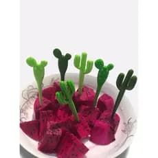Espeto de frutas e petiscos cacto 6 unidades