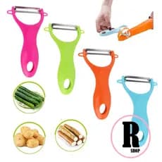 Descascador de Legumes Verduras Frutas Plástico Lamina Inox Para Cozinha