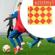 [Szlztmy1] Bandeira De Canto De Futebol De Poliéster , Equipamento De Campo , Marcador De Treinamento Para Árbitros , Pr