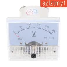 [Szlztmy1] 85C1 DC 0-5 V Retângulo Painel Analógico Amperímetro Medidor Testador