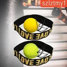[Szlztmy1] Conjunto De Faixa De Cabeça Com Bola De Reflexo De Boxe , Ajustável , Equipamento MMA , Bolas De Reação , Lut