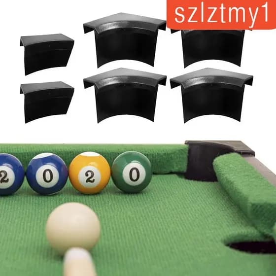 [Szlztmy1] Forros De Bolso Para Mesa De Bilhar Conjunto Universal De Forro De Buraco Profundo Material PP Acessórios De