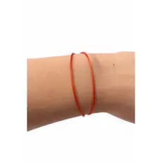 Pulseira Fio Vermelho Proteção Contra Mau Olhado – Ajustável