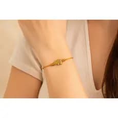 Pulseira Elefantinho Dourado da Sorte – Proteção, Prosperidade e Boas Energias