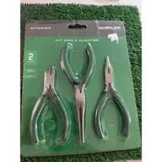 Kit composto por 3 alicates em aço carbono de alta qualidade