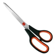 Tesoura de Inox com Ponta Fina e Cabo Plástico 8,5" Multiuso