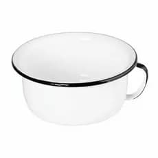 Urinol Penico Esmaltado Reforçado Ewel 2.5L Branco