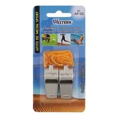 Apito de Metal com 2 Peças Esportes, Treinamentos, Excursões
