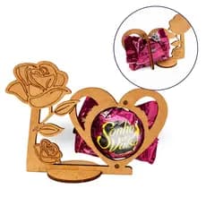 Kit Porta Bombom Dia das Mães Rosa Brinde Presentes Lembrancinha Mdf