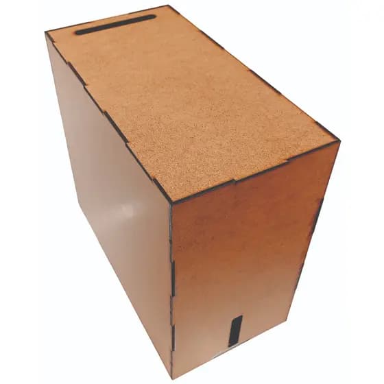 Suporte Resma Para 5000 Etiquetas Térmicas 10 X 15cm Mdf