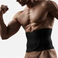 LIGHT Cinta Faixa Abdominal Unissex Ajustável Térmica Postura Treino E Alívio
