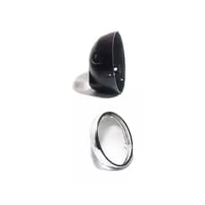 Aro Cromado Metal + Carcaça Do Farol Honda Twister Cbx 250