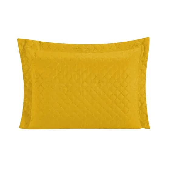 Kit Fronha Matelada Requinte Luxo para Travesseiro  Capa de Porta Travesseiro 2 Peças 65cm x 45cm
