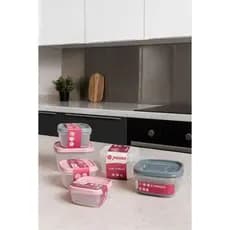 KIT de Potes de Plástico Multiuso cores sortidas - 230 250 420 690ml vários tamanhos