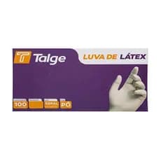 Kit 2 Caixas Luva Descartável Látex Com Pó 200 Unidades Talge