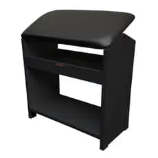Suporte Apoio de Pé Pernas SPA Para Manicure Pedicure Podóloga em MDF PRETO – LINHA BLACK