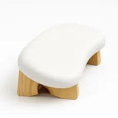 Apoio Suporte De Braço Mão para Manicure Semi-curvo RUSTIC 10cm Altura Conforto Ergonômico Sofisticado - Web Sales Nails