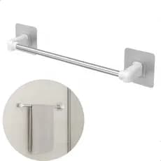 Suporte Porta Toalha Adesivo Dupla Face Banheiro Box Cozinha Sem Furo