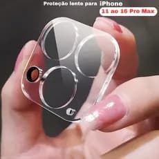 Película de Vidro Camera Lente Traseira Inteira Para iPhone, 11, 12, 13, 14, 14 Pro15 16 Pro Max