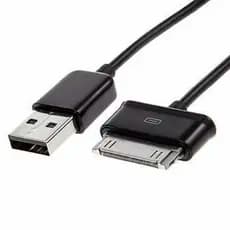 Cabo Carregador USB Tablet Para Samsung Tab P1000 3110 P3100 P5110 Tab 2 Dados e Carga 30 Pinos Dock