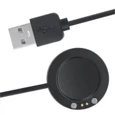Cabo Carregador Relógio Smartwatch Redondo Magnético Indução X6 X7 X8 X8 Max X16 G500 G65L G66L Q13