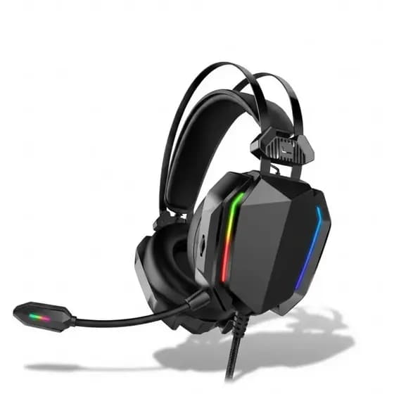 Headset Gamer Conector USB Led 20HZ-20KHz Fone de Ouvido com Microfone Para PC Computador Y09 Kingo