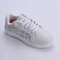 Tênis Kidy Hype Infantil Branco Com Caderno P/ Colorir